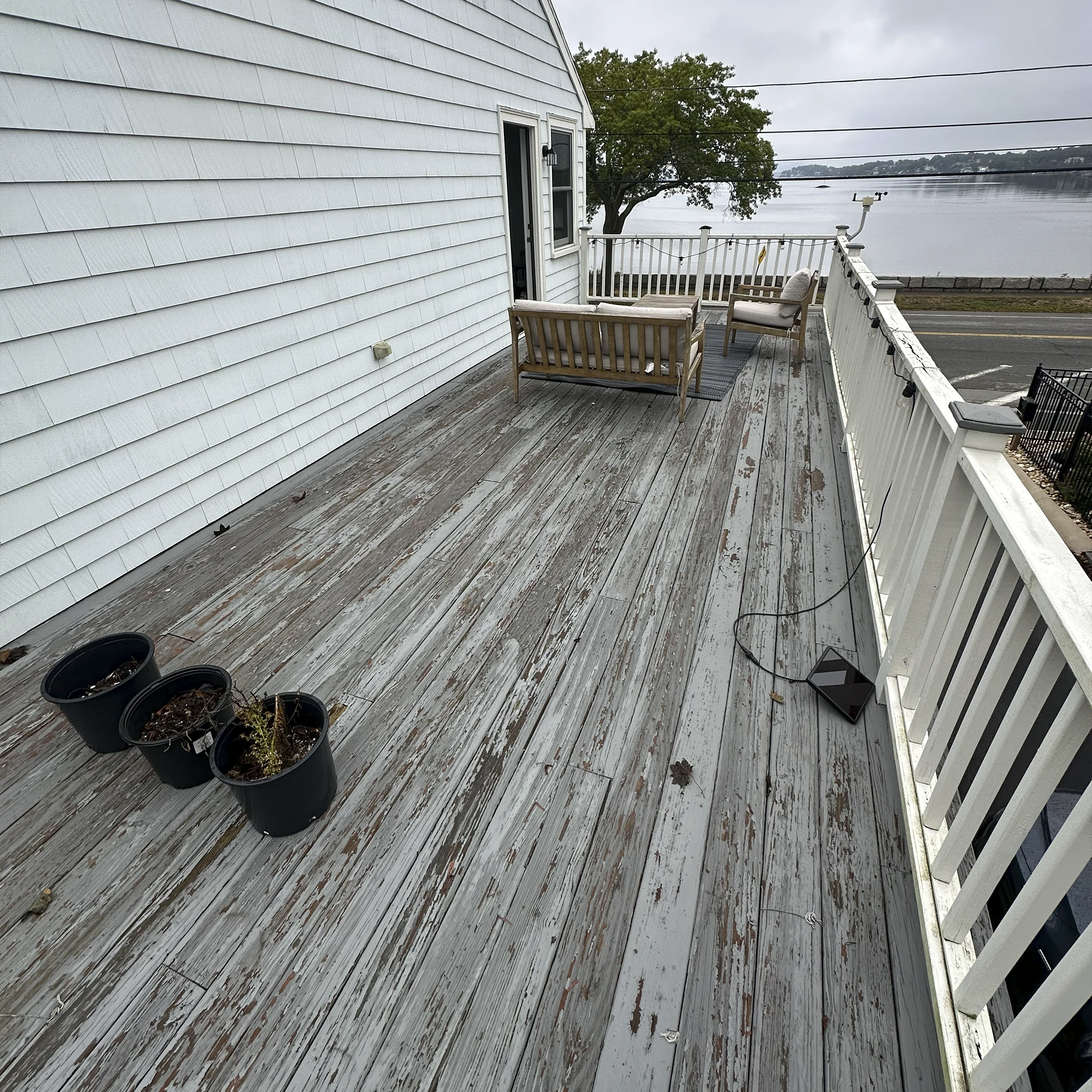 DECK RENOVATION Before