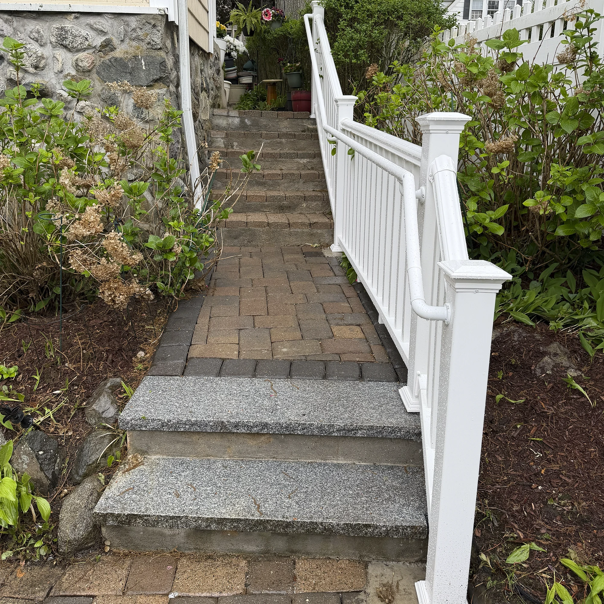 Pressure washing after1